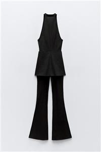 سرهمی زنانه زارا HALTER JUMPSUIT WITH SKIRT کد 102 