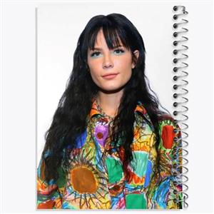 دفتر ژورنال نویسی 50 برگ خندالو مدل نقطه ای طرح هالزی Halsey کد 19085