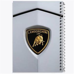 دفتر ژورنال نویسی 50 برگ خندالو مدل نقطه ای طرح لامبورگینی Lamborghini کد 30629