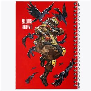 دفتر ژورنال نویسی 50 برگ خندالو مدل نقطه ای طرح bloodhound ایکس لجند کد 30957