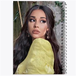 دفتر ژورنال نویسی 50 برگ خندالو مدل نقطه ای طرح آریانا گرانده Ariana Grande کد 19077