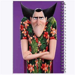 دفتر ژورنال نویسی 50 برگ خندالو مدل نقطه ای طرح هتل ترانسیلوانیا Hotel Transylvania کد 3758