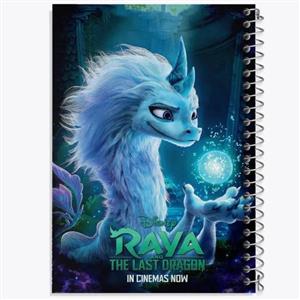 دفتر ژورنال نویسی 50 برگ خندالو مدل نقطه ای طرح رایا و آخرین اژدها Raya and the Last Dragon کد 4791