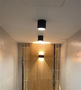 چراغ استوانه ای روکار سقفی 15w smd آلومینیومی 8×10