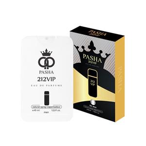 ادو پرفیوم مردانه پاشا مدل 212VIP حجم 45 میلی لیتر Pasha 212Vip Eau De Parfume For men 45ml