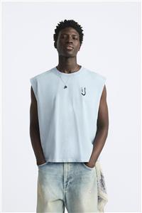 تاپ مردانه زارا SLOGAN T-SHIRT کد 632