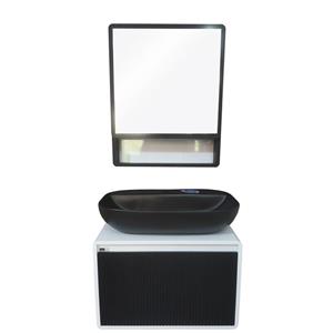 ست کابینت و روشویی سینا مدل آروشا به همراه آینه باکس 