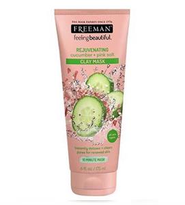 ماسک صورت خیارو نمک صورتی freeman cucumber and pink salt mask