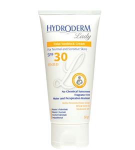 کرم ضد آفتاب گیاهی spf 30 فاقد جاذبهای شیمیائی هیدرودرم