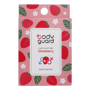 ژل لوبریکانت بادی گارد مدل Strawberry بسته 3 عددی