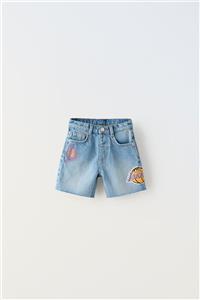 شلوارک بچگانه LOS ANGELES LAKERS NBA DENIM BERMUDA SHORTS کد 740