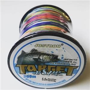 نخ ماهیگیری براید JUSTRON Target X8 BRAID