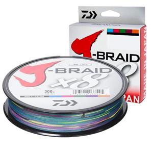 نخ ماهیگیری براید دایوا مولتی‌کالر DAIWA J BRAID X8 