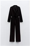 سرهمی بلیزر زنانه زارا BLAZER JUMPSUIT کد 964