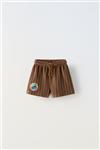 شلوارک پسرانه STRIPED TERRY BERMUDA SHORTS کد 4212