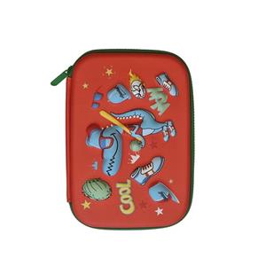 جامدادی مدل فانتزی سیلیکونی طرح دایناسور خوشحال کد 5965-R-160