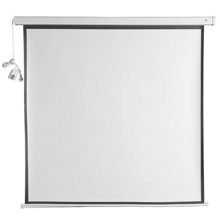 Scope Motorized Projector Screen Electric 200 x 200