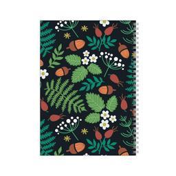 دفتر مشق 50 برگ بامبیلیپ طرح پترن بلوطی کد 4521931