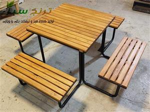 میز و نیمکت پارکی 8 نفره کد 610