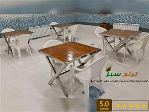 میز و صندلی کنار استخری مدل ماریا کد 0-530