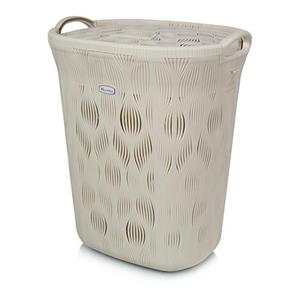 سبد رخت چرک هوم کت مدل فلورا بیضی