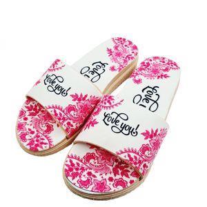 دمپایی بچگانه مدل عشق کد PNK-111