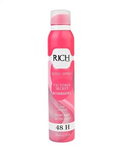 اسپری دئودرانت زنانه ریچ ویکتوریا سکرت بامبشل Victoria Secret Bombshell حجم 200 میل