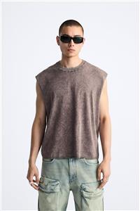 تاپ مردانه زارا FADET KNIT TANK TOP کد 1169