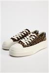 کفش اسپورت زنانه زارا ANIMAL PRINT TRAINERS کد 6302