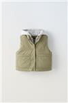 هودی بچگانه CONTRAST PUFFER GILET WITH HOOD کد 365