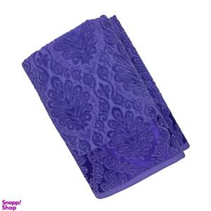 حوله حمام بهباف آذر طرح آکانتوس سایز 100×150 سانتی متر