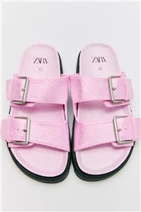 صندل بچگانه DENIM SANDALS WITH BUCKLES کد 632