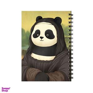 دفتر مشق 50 برگ طرح پاندا مونالیزا کد 27