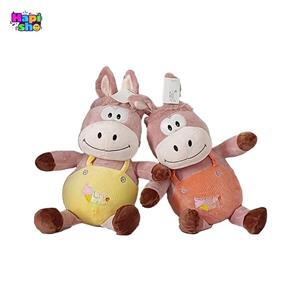 عروسک پولیشی حیوانات الاغ خارجی لباس بستنی 55 سانتی متر