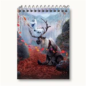 دفتر یادداشت 50 برگ خندالو مدل فروزن السا و آنا کد 24776