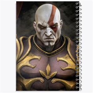 دفتر یادداشت 50 برگ خندالو مدل خدای جنگ God Of War کد 4854
