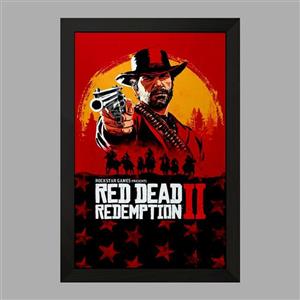 تابلو دکو قاب مدل رد دد Red Dead کد 10293