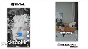 دانلود پروژه آماده افتر افکت المنت های تیک تاک و اینستاگرام TikTok & Instagram Elements