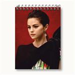 دفتر یادداشت 50 برگ خندالو مدل سلنا گومز Selena Gomez کد 19198