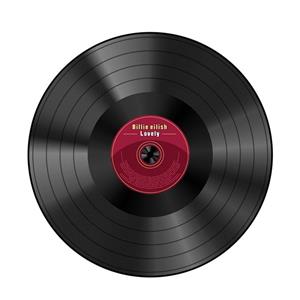 پوستر طرح صفحه گرامافون کد 06
