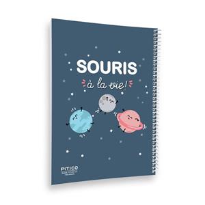 دفتر مشق 100 برگ پیتیکو مدل سیاره کیوت کد 871