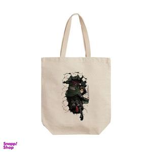 ساک خرید ترمه طراحان ایده مدل Attack on Titan کد strm0370 - L