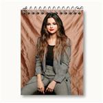 دفتر یادداشت 50 برگ خندالو مدل سلنا گومز Selena Gomez کد 19200