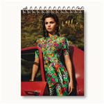 دفتر یادداشت 50 برگ خندالو مدل سلنا گومز Selena Gomez کد 19212