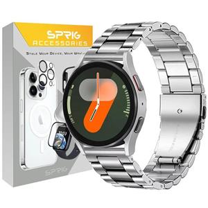 بند اسپریگ مدل 3Bead مناسب برای ساعت هوشمند سامسونگ Galaxy Watch 4/5/6/7 سایز 40/43/44/46/47 میلی متری