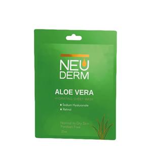 ماسک صورت نئودرم مدل Aloevera حجم 25 میلی لیتر