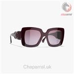 عینک آفتابی زنانه شنل CHANEL QUADRATISCHE SONNENBRILLE 5474Q 1461S1 