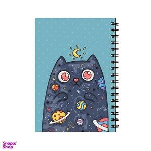 دفتر مشق 50 برگ طرح گربه گلکسی کد38