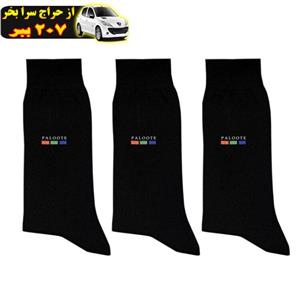 جوراب مردانه پالوته طرح PM-WIN444 مجموعه 3 عددی محصول102839