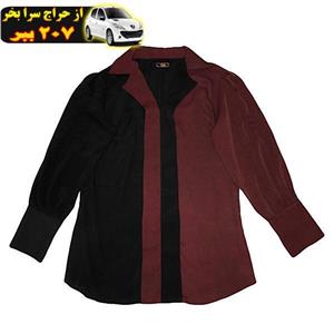 بلوز آستین بلند زنانه طرح ساتین محصول158968